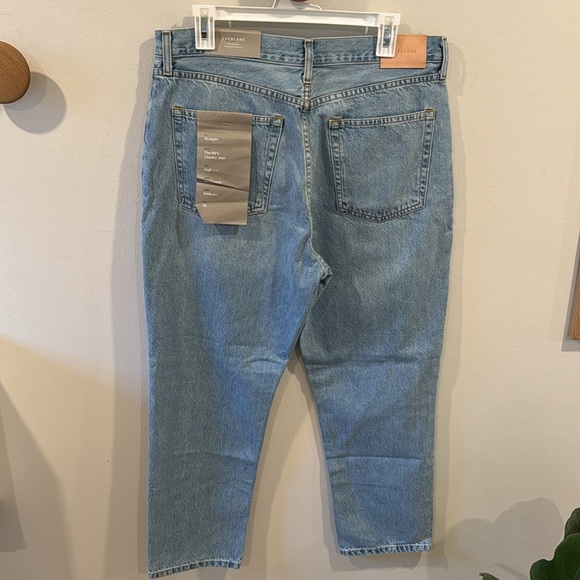 NWT Everlane Women’s The 90s Cheeky Jean Ankle Cut Light Blue Denim Pant Size 32 - Picture 6 of 9